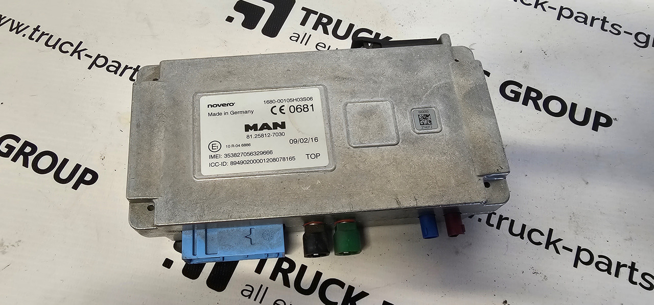 MAN MAN TGX / TGS EURO6 emission telematic on board module by NOVERO 81258127030, 81258127033, 81258127031, 81258127032, 81258127023, 81258127025, 81258127026, 81258127027, 81258129038. - Rezervni deo za Kamion: slika 1 MAN MAN TGX / TGS EURO6 emission telematic on board module by NOVERO 81258127030, 81258127033, 81258127031, 81258127032, 81258127023, 81258127025, 81258127026, 81258127027, 81258129038. - Rezervni deo za Kamion: slika 1
