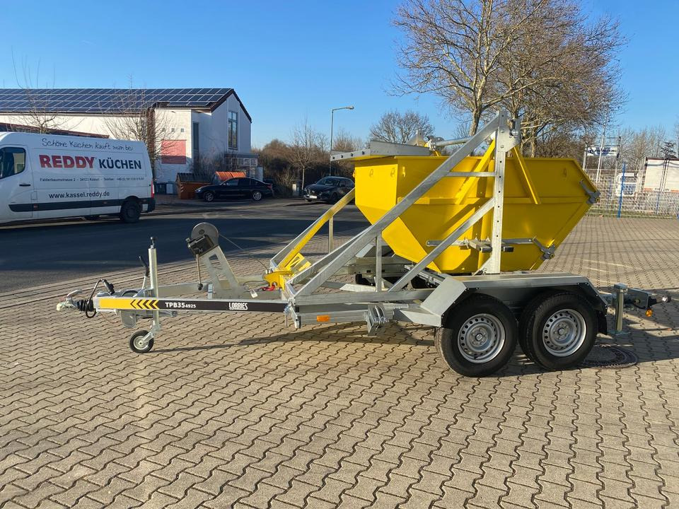 Lorries Kabelanhänger mit Baucontainer 3500KG *INKL.19% MWST*SOFORT VERFÜGBAR!* - Kablovska prikolica: slika 4 Lorries Kabelanhänger mit Baucontainer 3500KG *INKL.19% MWST*SOFORT VERFÜGBAR!* - Kablovska prikolica: slika 4