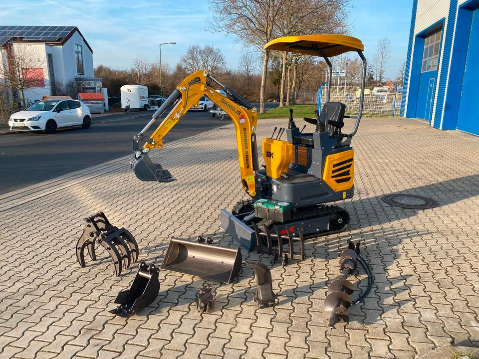 Minibagger BK950JS + Zubehör *INKL.19% MWST*BERGER KRAUS*JOYSTICK*SOFORT!* - Mini bager: slika 2 Minibagger BK950JS + Zubehör *INKL.19% MWST*BERGER KRAUS*JOYSTICK*SOFORT!* - Mini bager: slika 2