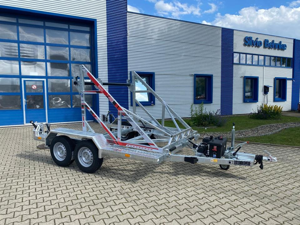 Vermietung / Kabelanhänger 3500KG E-Winde / Nutzlast 2749KG / Kabeltrommel-Anhänger / Glasfaser/ 3 Tage - Kablovska prikolica: slika 1 Vermietung / Kabelanhänger 3500KG E-Winde / Nutzlast 2749KG / Kabeltrommel-Anhänger / Glasfaser/ 3 Tage - Kablovska prikolica: slika 1
