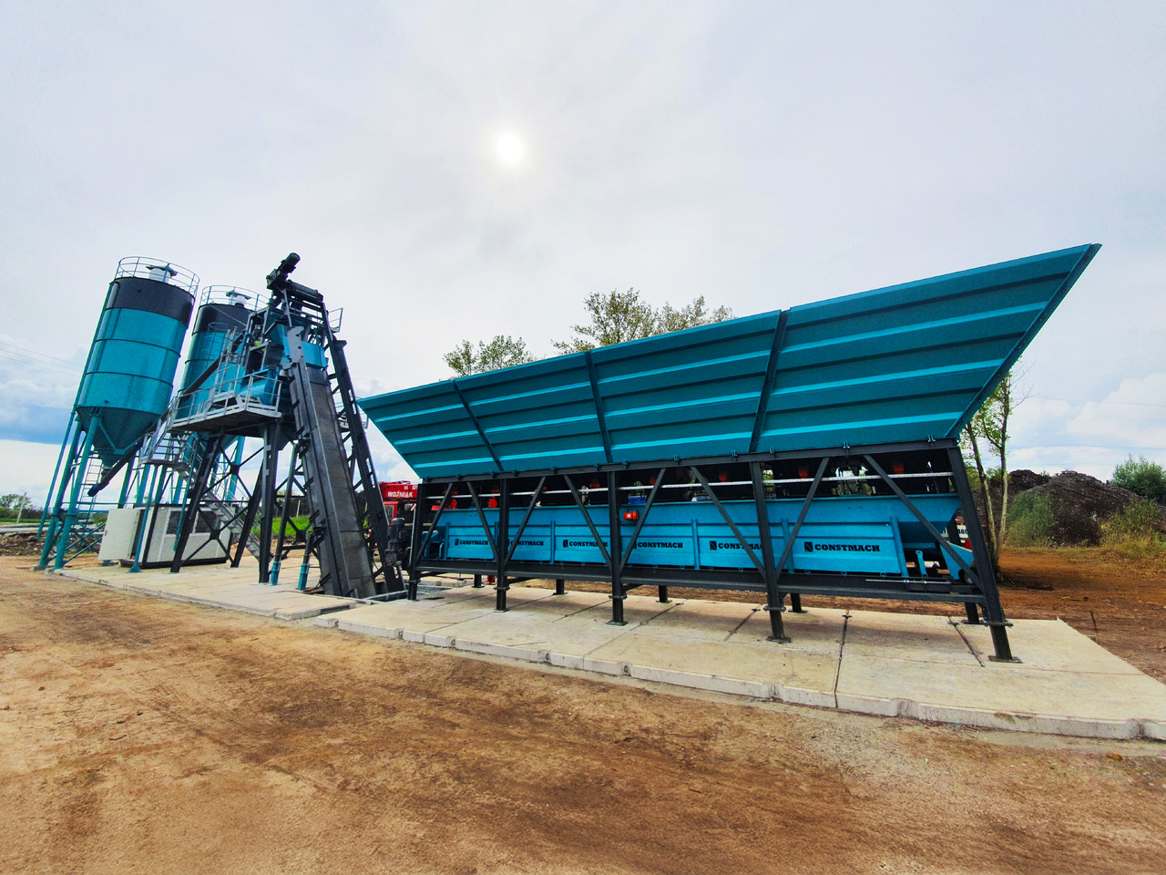 Constmach 100 m³/h Compact Concrete Batching Plant - Fabrika betona: slika 4 Constmach 100 m³/h Compact Concrete Batching Plant - Fabrika betona: slika 4