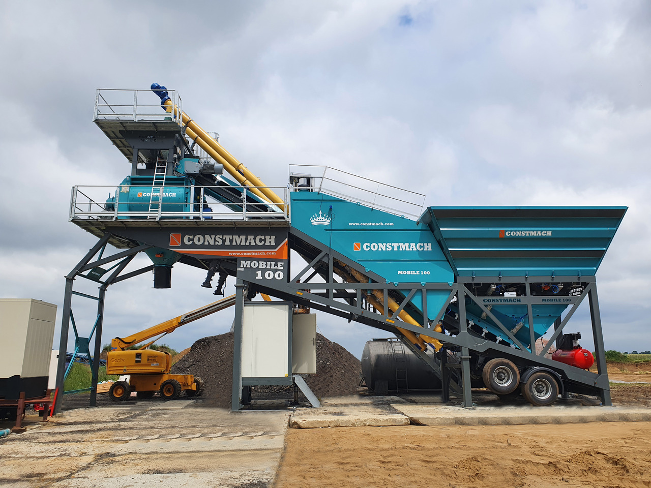 Constmach 100 m³/h Mobile Concrete Batching Plant - Fabrika betona: slika 5 Constmach 100 m³/h Mobile Concrete Batching Plant - Fabrika betona: slika 5
