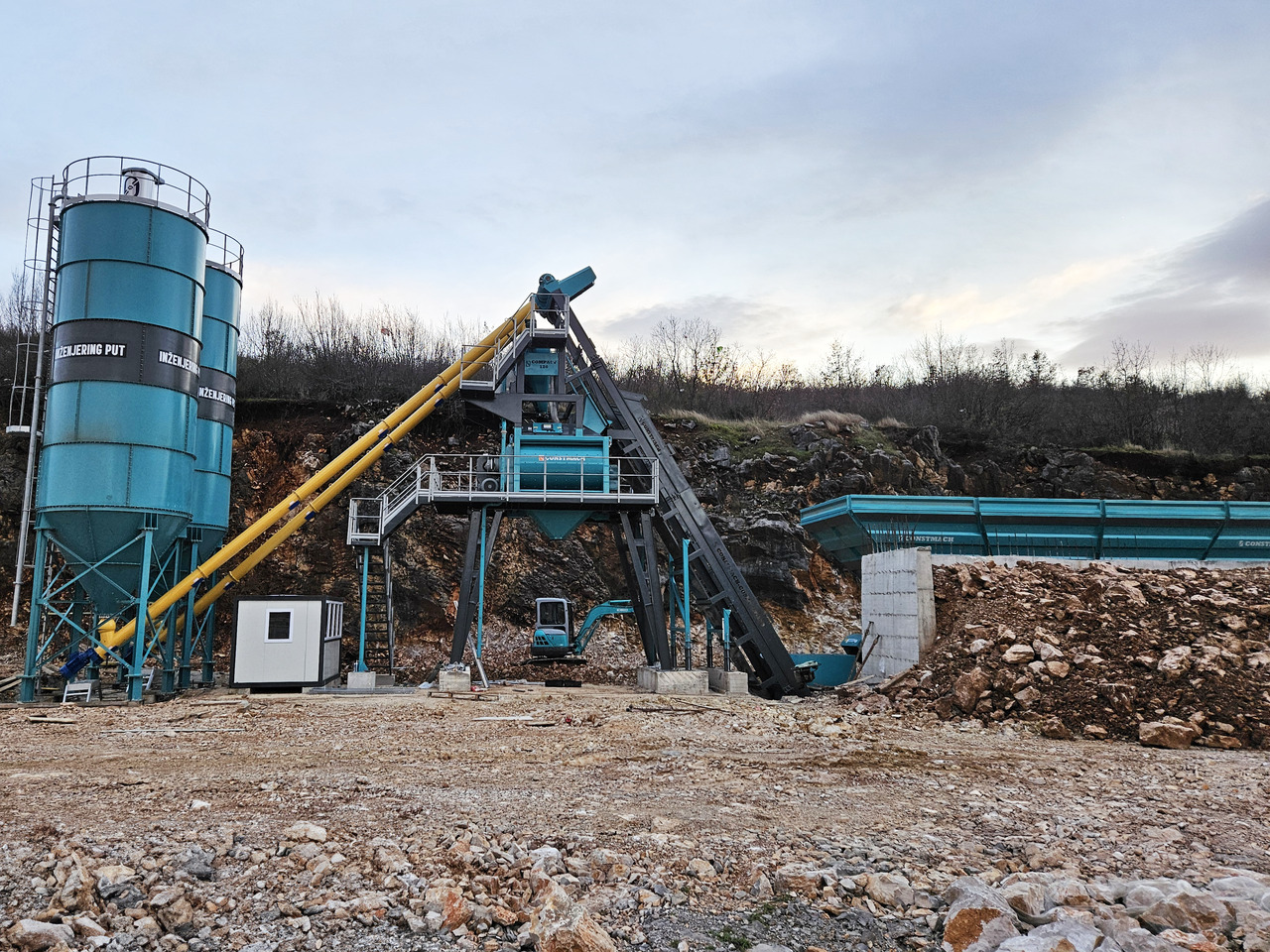 Constmach 120 m³/h Compact Concrete Batching Plant - Fabrika betona: slika 2 Constmach 120 m³/h Compact Concrete Batching Plant - Fabrika betona: slika 2