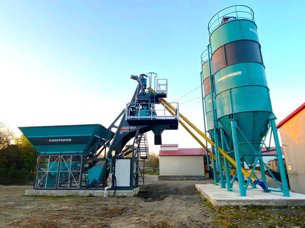 Constmach 30 m³/h Compact Concrete Batching Plant - Fabrika betona: slika 2 Constmach 30 m³/h Compact Concrete Batching Plant - Fabrika betona: slika 2
