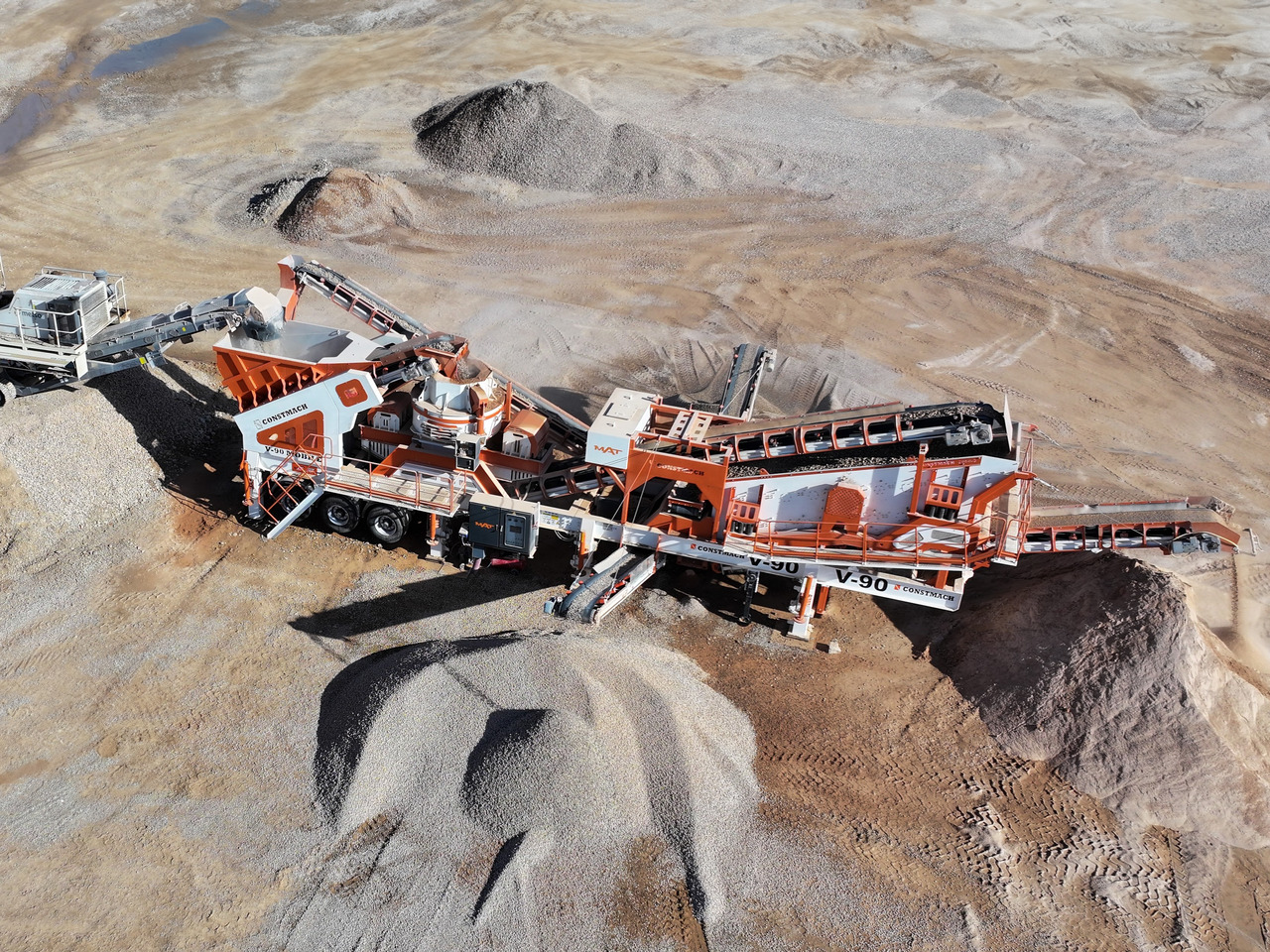 Constmach Concasseur À Impact À Axe Vertical Mobile D'une Capacité De 250 T/H - Mobilna drobilica: slika 3 Constmach Concasseur À Impact À Axe Vertical Mobile D'une Capacité De 250 T/H - Mobilna drobilica: slika 3