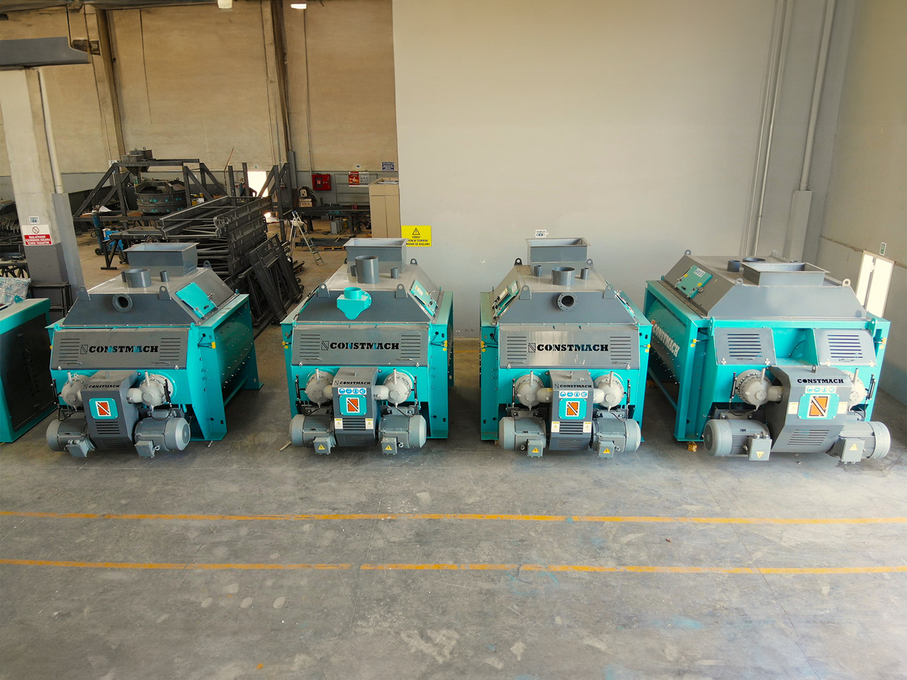 Constmach Double Shaft Concrete Mixer (Paddle Mixer) - Mešalica za beton: slika 4 Constmach Double Shaft Concrete Mixer (Paddle Mixer) - Mešalica za beton: slika 4
