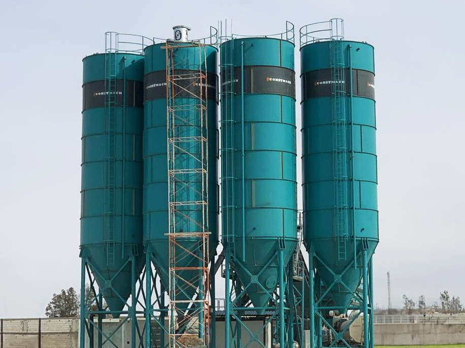 Constmach Zement Silo mit 200 Tonnen Kapazität - Silos za cement: slika 1 Constmach Zement Silo mit 200 Tonnen Kapazität - Silos za cement: slika 1