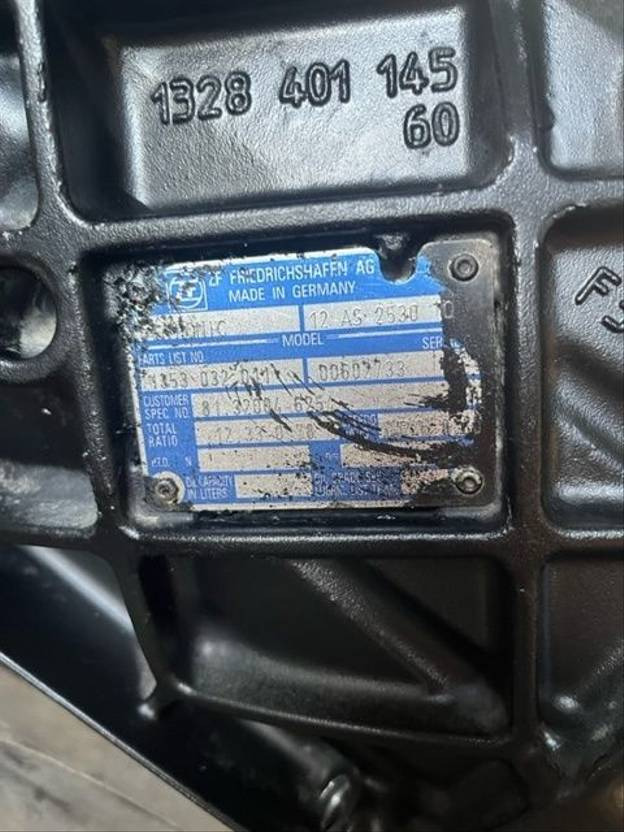 ZF 12AS2530 12AS2330 TO - Menjač za Kamion: slika 5 ZF 12AS2530 12AS2330 TO - Menjač za Kamion: slika 5