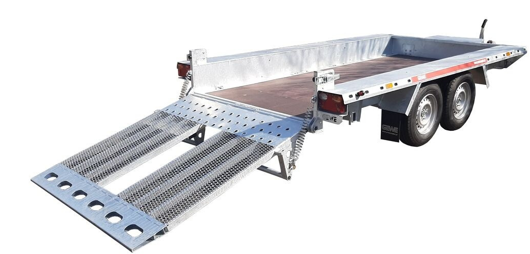 Gewe P3500 E/1 Przyczepa pod minikoparkę 3,5x1,6m SUPER MOCNA! - Prikolica za prevoz radnih mašina: slika 4 Gewe P3500 E/1 Przyczepa pod minikoparkę 3,5x1,6m SUPER MOCNA! - Prikolica za prevoz radnih mašina: slika 4