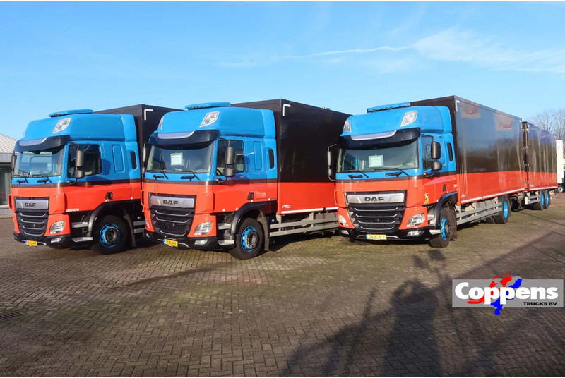 DAF CF 410 DAF CF 410 Bakwagen+Trailer 2x DHollandia 2000kg 6 stuks in voorraad!! - Kamion sa zatvorenim sandukom: slika 1 DAF CF 410 DAF CF 410 Bakwagen+Trailer 2x DHollandia 2000kg 6 stuks in voorraad!! - Kamion sa zatvorenim sandukom: slika 1