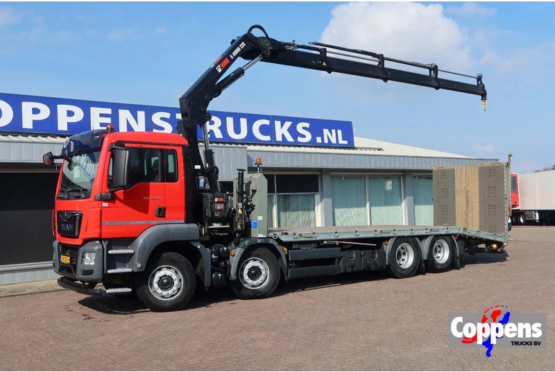 MAN TGS 35.360 8x2 Euro 6 Oprijwagen + Hiab 228 E 3 kraan. - Kamion sa tovarnim sandukom, Kamion sa dizalicom: slika 1 MAN TGS 35.360 8x2 Euro 6 Oprijwagen + Hiab 228 E 3 kraan. - Kamion sa tovarnim sandukom, Kamion sa dizalicom: slika 1