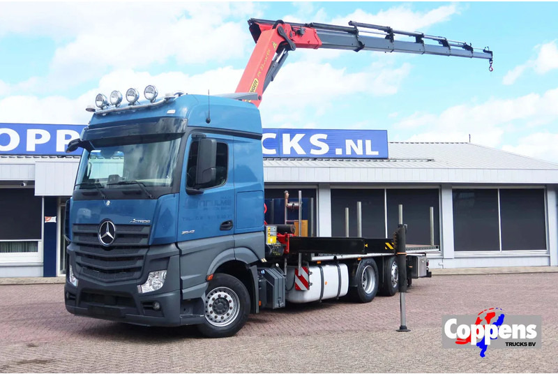 Mercedes-Benz Actros 2542 L Openwagen+Kraan Palginer PK 3302 EH - Kamion sa dizalicom: slika 1 Mercedes-Benz Actros 2542 L Openwagen+Kraan Palginer PK 3302 EH - Kamion sa dizalicom: slika 1
