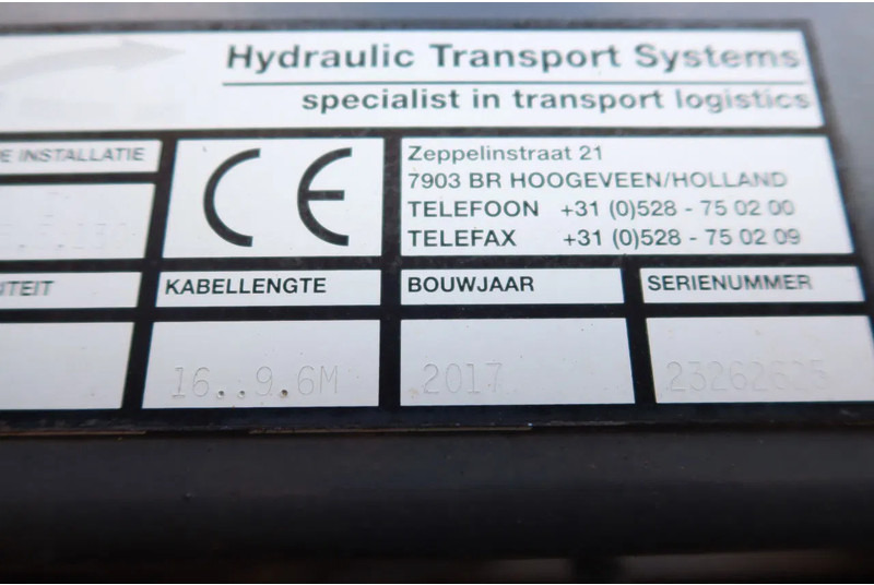 Volvo FE 280 Container / Kabelsysteem H.T.S Kabel, 15 ton, 575 cm 6 Cilinder - Kamion sa kablovskim sistemom: slika 5 Volvo FE 280 Container / Kabelsysteem H.T.S Kabel, 15 ton, 575 cm 6 Cilinder - Kamion sa kablovskim sistemom: slika 5