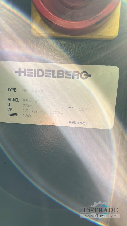 Ofset mašina Heidelberg QM46-2: slika 6 Ofset mašina Heidelberg QM46-2: slika 6