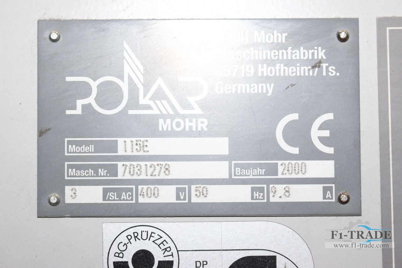 Polar 115 E - Mašina za rezanje papira: slika 4 Polar 115 E - Mašina za rezanje papira: slika 4