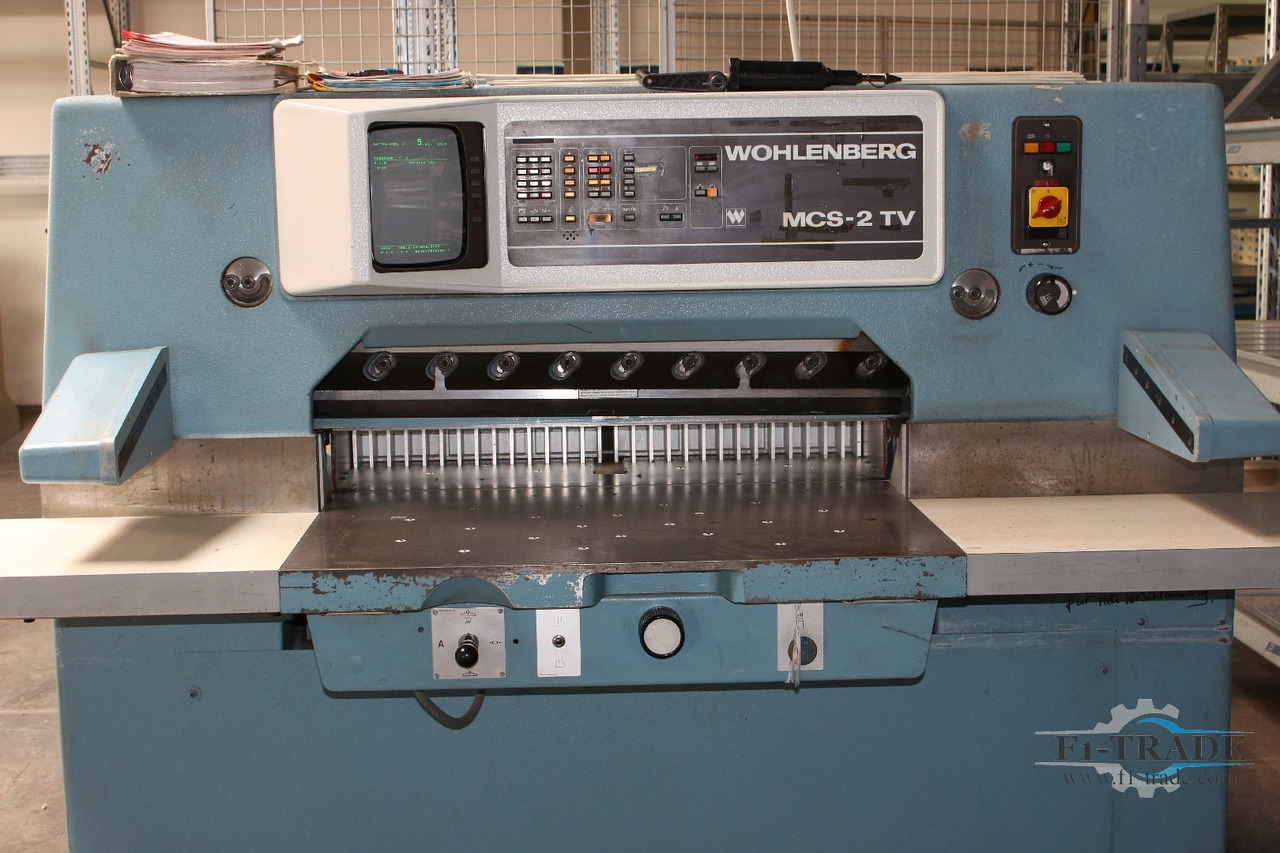 Wohlenberg 92 MCS-TV - Mašina za rezanje papira: slika 2 Wohlenberg 92 MCS-TV - Mašina za rezanje papira: slika 2