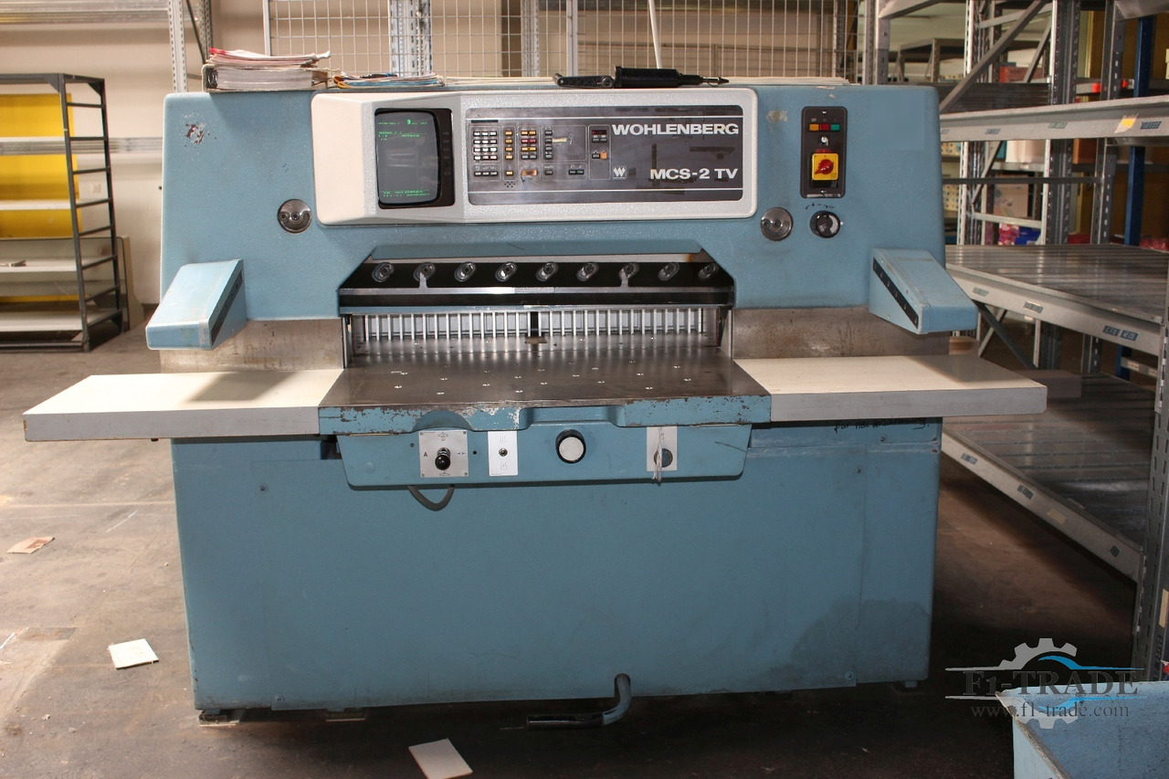 Wohlenberg 92 MCS-TV - Mašina za rezanje papira: slika 1 Wohlenberg 92 MCS-TV - Mašina za rezanje papira: slika 1