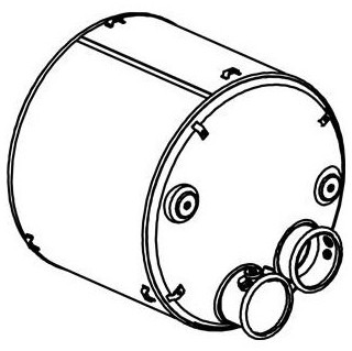 Katalysator SCR Euro 4 DAF XF95, XF105, XF85 - 3 sensoren - Dinex 21441 1691063 1685172 1691063 1685172 1669321 - Katalizator za Kamion: slika 2 Katalysator SCR Euro 4 DAF XF95, XF105, XF85 - 3 sensoren - Dinex 21441 1691063 1685172 1691063 1685172 1669321 - Katalizator za Kamion: slika 2