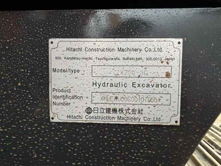 Hot sale Used Hitachi ZX200-3 digger 20ton Excavator second hand excavator - Bager guseničar: slika 5 Hot sale Used Hitachi ZX200-3 digger 20ton Excavator second hand excavator - Bager guseničar: slika 5