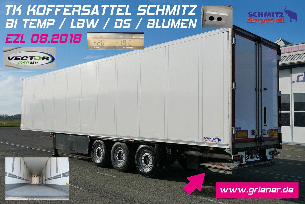 Schmitz Cargobull SKO 24/ BI TEMP CARRIER VEC 1950 MT /DS/LBW !!!! - Poluprikolica sa zatvorenim sandukom: slika 1 Schmitz Cargobull SKO 24/ BI TEMP CARRIER VEC 1950 MT /DS/LBW !!!! - Poluprikolica sa zatvorenim sandukom: slika 1