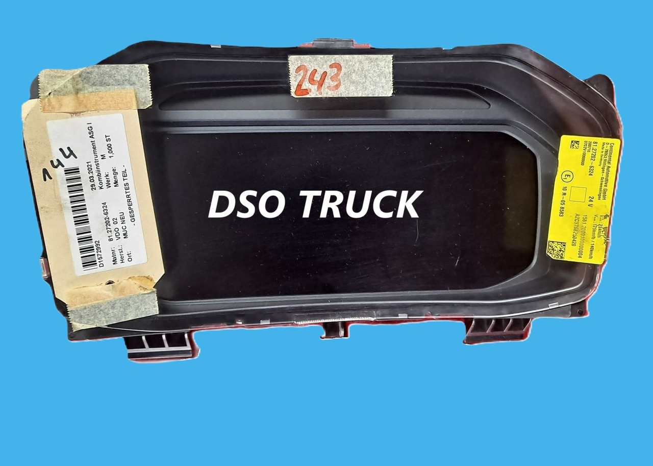 81.27202-6324 LICZNIK ZEGAR MAN 81.27202-6324 MAN  Continental D-78053 - Komandna tabla: slika 1 81.27202-6324 LICZNIK ZEGAR MAN 81.27202-6324 MAN  Continental D-78053 - Komandna tabla: slika 1