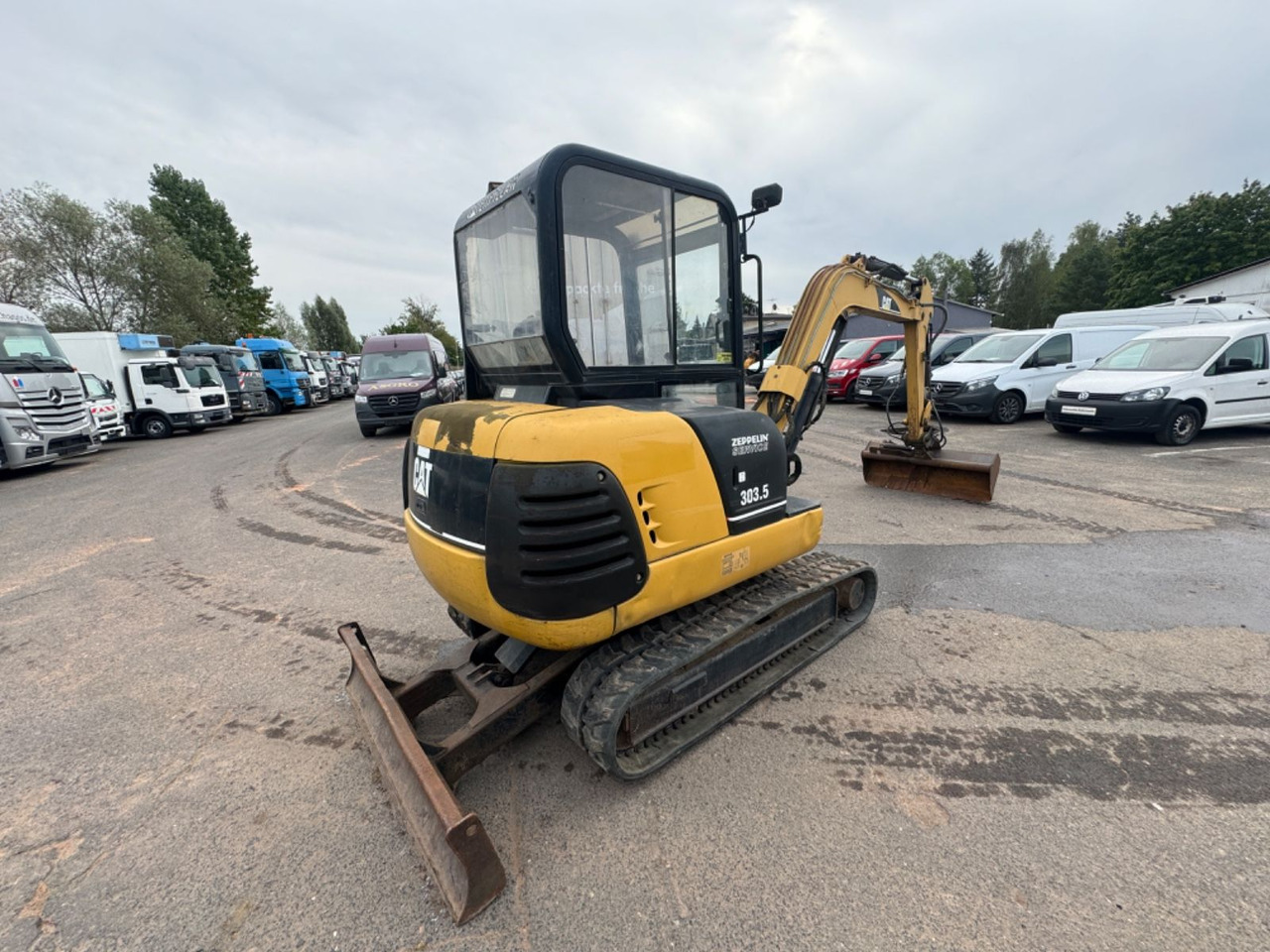 CAT 303.5 CAB Tieflöffel Graberäumer - Mini bager: slika 3 CAT 303.5 CAB Tieflöffel Graberäumer - Mini bager: slika 3