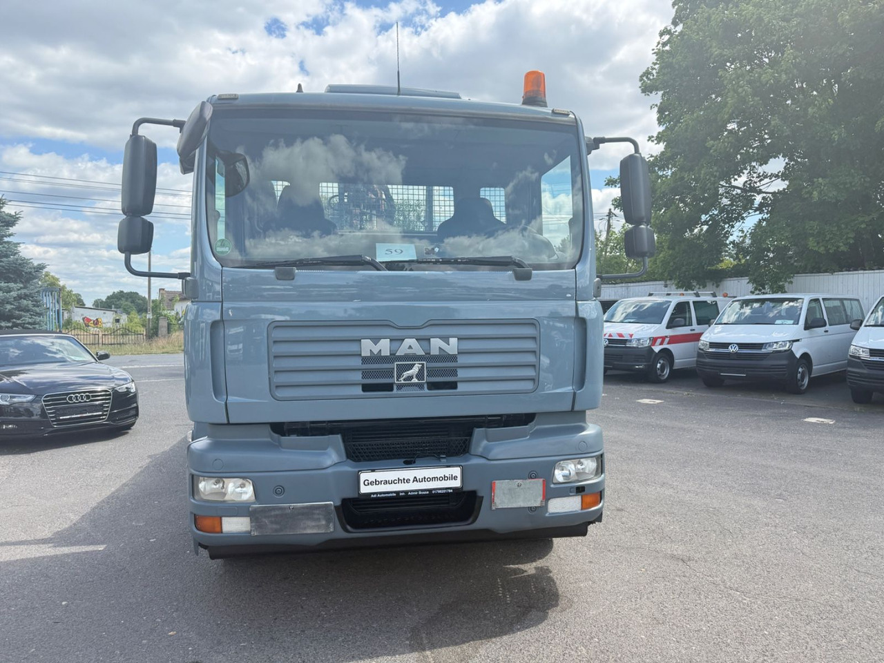 MAN TGM 8.280 Kipper Kran Atlas 85.2 - Istovarivač, Kamion sa dizalicom: slika 1 MAN TGM 8.280 Kipper Kran Atlas 85.2 - Istovarivač, Kamion sa dizalicom: slika 1