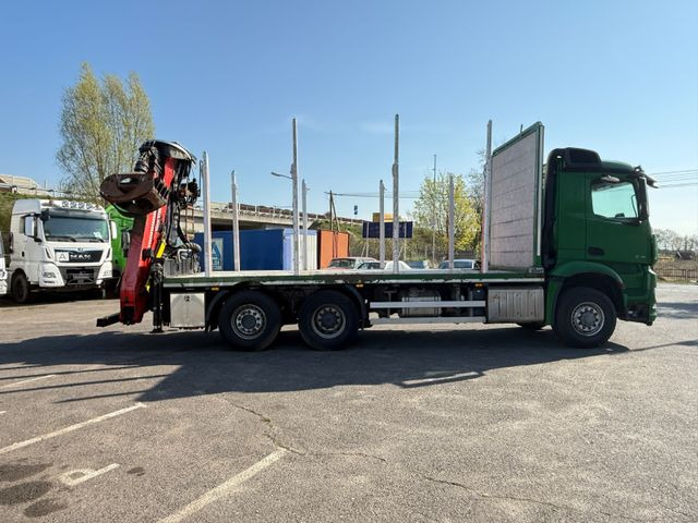 Mercedes-Benz Actros 2571 Holztransporter mit Kran - Šticar, Kamion sa dizalicom: slika 5 Mercedes-Benz Actros 2571 Holztransporter mit Kran - Šticar, Kamion sa dizalicom: slika 5