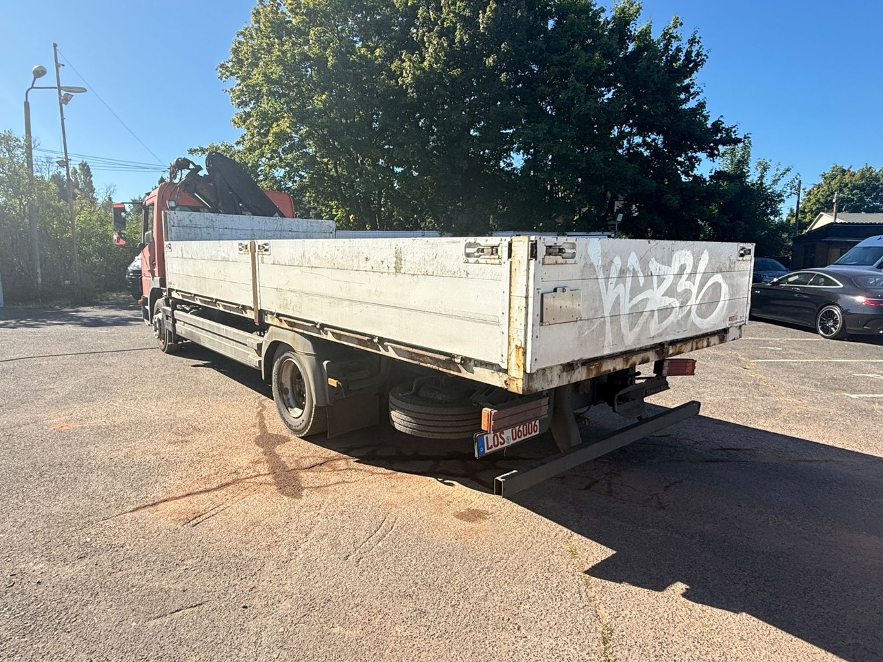Kamion sa tovarnim sandukom, Kamion sa dizalicom Mercedes-Benz Atego 1223 mit Kran MKG HLK 76: slika 8