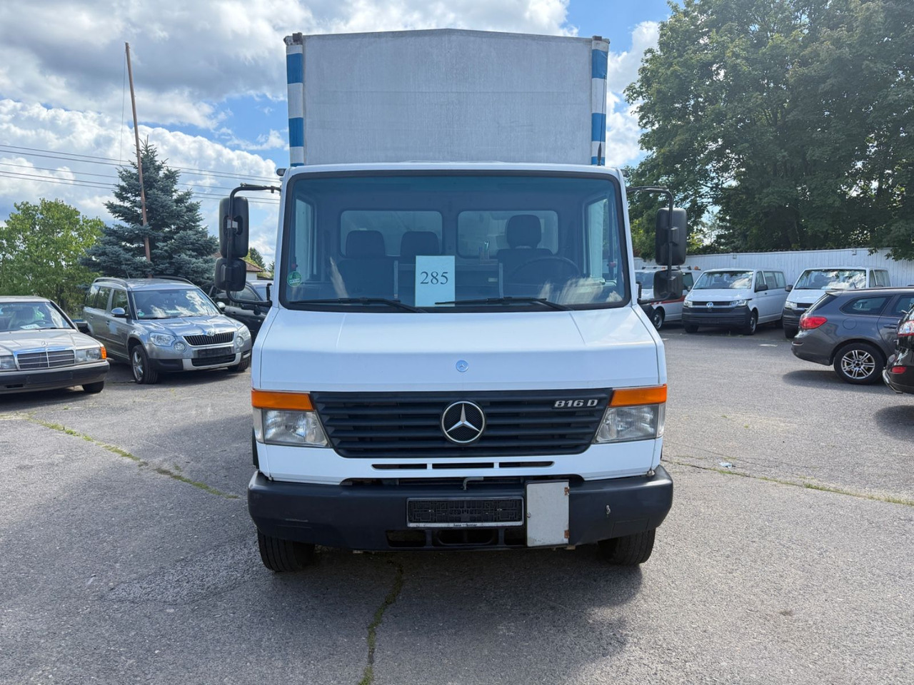 Mercedes-Benz Vario FG 816 D OM 904 LA - Kamion sa ceradom: slika 1 Mercedes-Benz Vario FG 816 D OM 904 LA - Kamion sa ceradom: slika 1