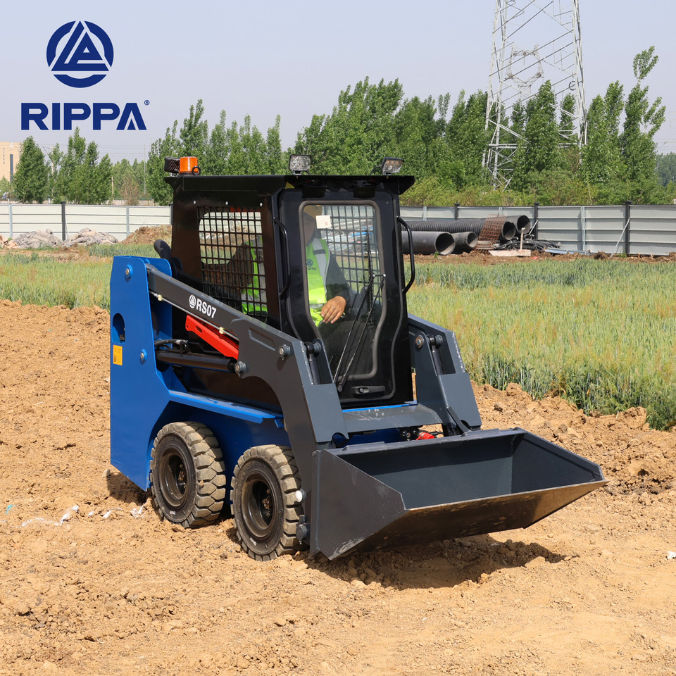 Rippa RS07 Compact Loader | 24.4hp Kubota Power | High Flow Dual Pump | Comfortable A/C Cabin - Mini utovarivač: slika 1 Rippa RS07 Compact Loader | 24.4hp Kubota Power | High Flow Dual Pump | Comfortable A/C Cabin - Mini utovarivač: slika 1