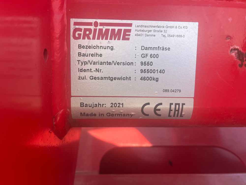 Grimme GF 600 - Mašina za krompir: slika 2 Grimme GF 600 - Mašina za krompir: slika 2