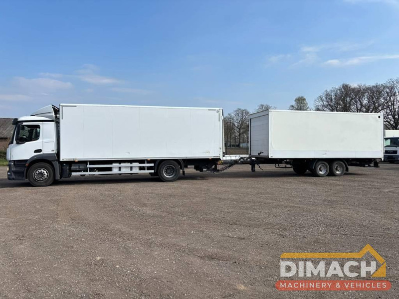 Mercedes-Benz Actros 1833 4x2 - aanhanger koffer, Euro 6 - Kamion sa zatvorenim sandukom: slika 1 Mercedes-Benz Actros 1833 4x2 - aanhanger koffer, Euro 6 - Kamion sa zatvorenim sandukom: slika 1