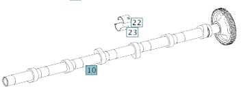 Wałek rozrządu Mercedes om 935/936 Używany. - Bregasta osovina za Kamion: slika 1 Wałek rozrządu Mercedes om 935/936 Używany. - Bregasta osovina za Kamion: slika 1