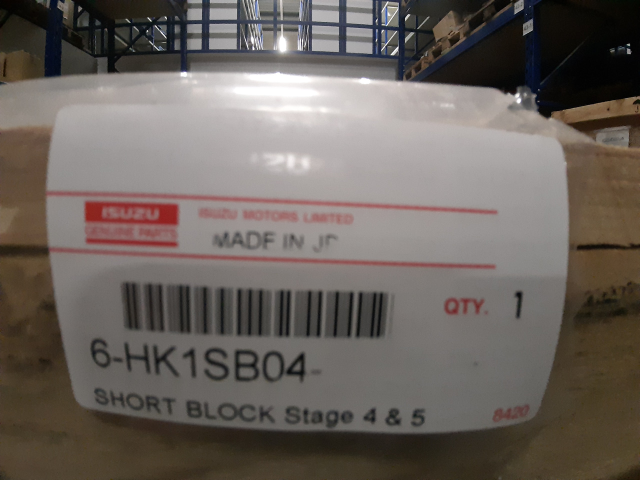 Isuzu ** NEW ** Short block 6HK1 stage 4 & 5 - Cilindar blok za Bager: slika 1 Isuzu ** NEW ** Short block 6HK1 stage 4 & 5 - Cilindar blok za Bager: slika 1