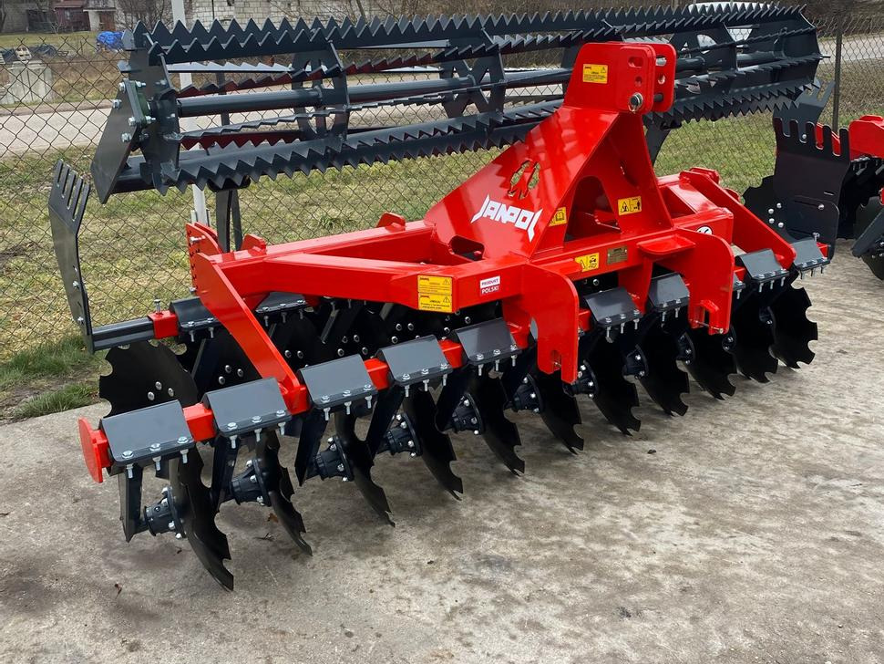 Janpol Scheibenegge / Disc harrow / Déchaumeur à disques / Erpice a dischi / Средняя дисковая борона / Brona talerzowa medium „COMPACT” 3 m - Tanjirača: slika 1 Janpol Scheibenegge / Disc harrow / Déchaumeur à disques / Erpice a dischi / Средняя дисковая борона / Brona talerzowa medium „COMPACT” 3 m - Tanjirača: slika 1