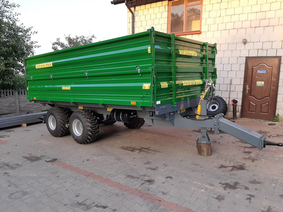 Techmont Anhänger / Trailer / Remorque / Rimorchio / Прицеп двухосный тандем / Przyczepa tandem PTTCW 310 10 t - Traktorska prikolica za farmu/ Kiper: slika 3 Techmont Anhänger / Trailer / Remorque / Rimorchio / Прицеп двухосный тандем / Przyczepa tandem PTTCW 310 10 t - Traktorska prikolica za farmu/ Kiper: slika 3
