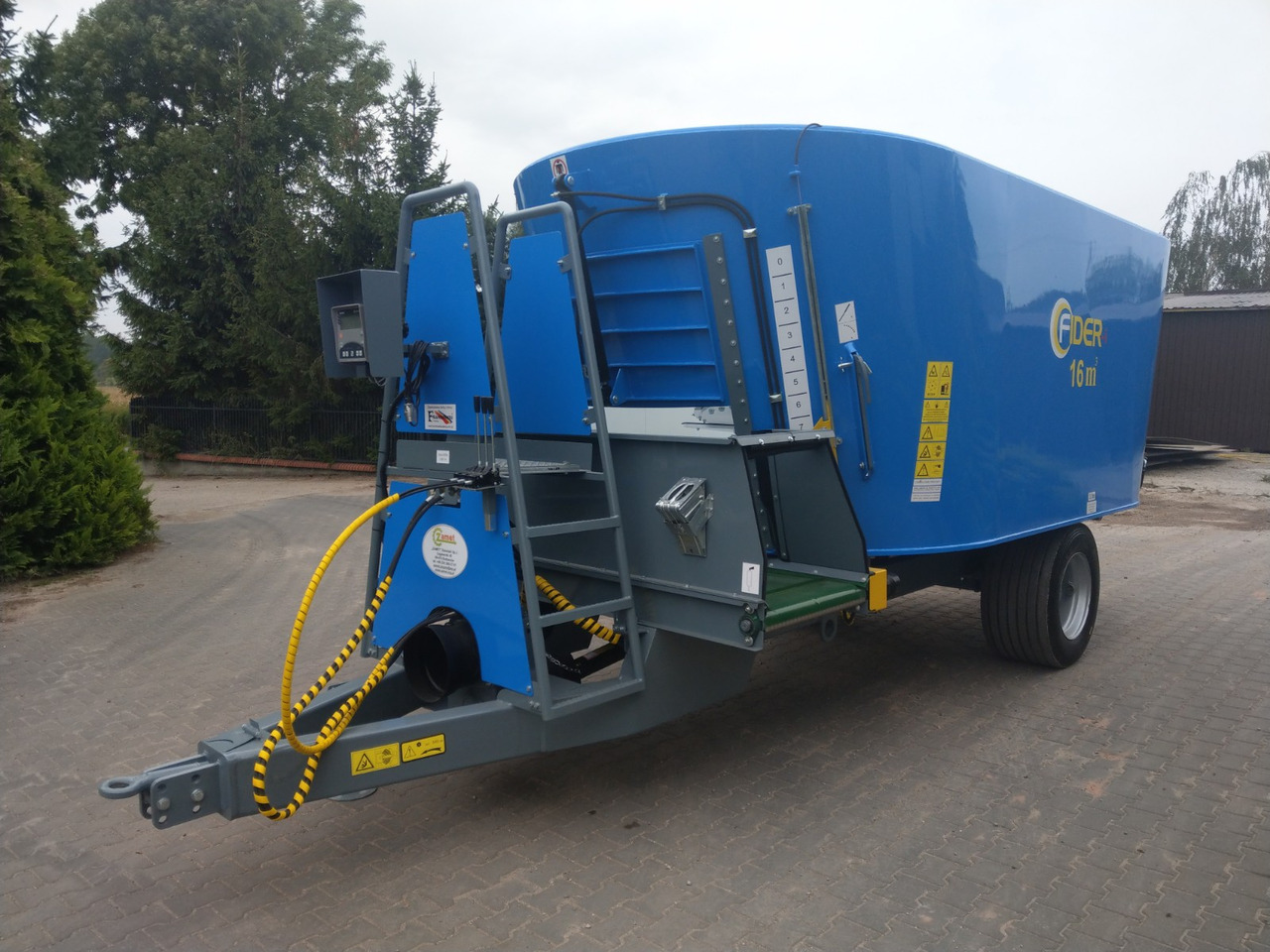 ZAMET Futtermischwagen / Feed mixer / Melangeuse / Carro miscelatore / Vagoneta de alimentación /Кормораздатчик / Wóz paszowy 16 m3 - Prikolica za mešanje stočne hrane: slika 1 ZAMET Futtermischwagen / Feed mixer / Melangeuse / Carro miscelatore / Vagoneta de alimentación /Кормораздатчик / Wóz paszowy 16 m3 - Prikolica za mešanje stočne hrane: slika 1