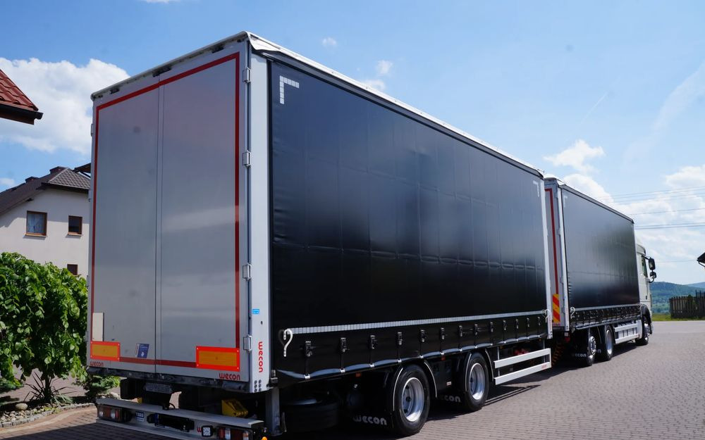 DAF XF 480 EURO 6 ZESTAW TANDEM PRZEJAZDOWY 120 M3 7,7 M + 7,7 M WECON - Kamion sa ceradom: slika 5 DAF XF 480 EURO 6 ZESTAW TANDEM PRZEJAZDOWY 120 M3 7,7 M + 7,7 M WECON - Kamion sa ceradom: slika 5