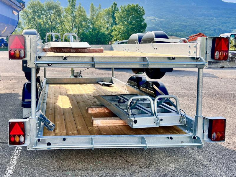 Ecim E350AF REMORQUE PORTE ENGINS 2 ESSIEUX 3T5 NEUVE - Prikolica za prevoz automobila: slika 4 Ecim E350AF REMORQUE PORTE ENGINS 2 ESSIEUX 3T5 NEUVE - Prikolica za prevoz automobila: slika 4