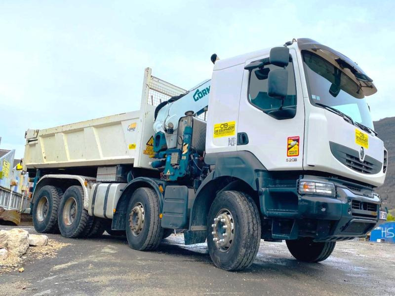 Istovarivač, Kamion sa dizalicom RENAULT KERAX 8x4 520 BIBENNE CIF GRUE CORMACH: slika 8 Istovarivač, Kamion sa dizalicom RENAULT KERAX 8x4 520 BIBENNE CIF GRUE CORMACH: slika 8