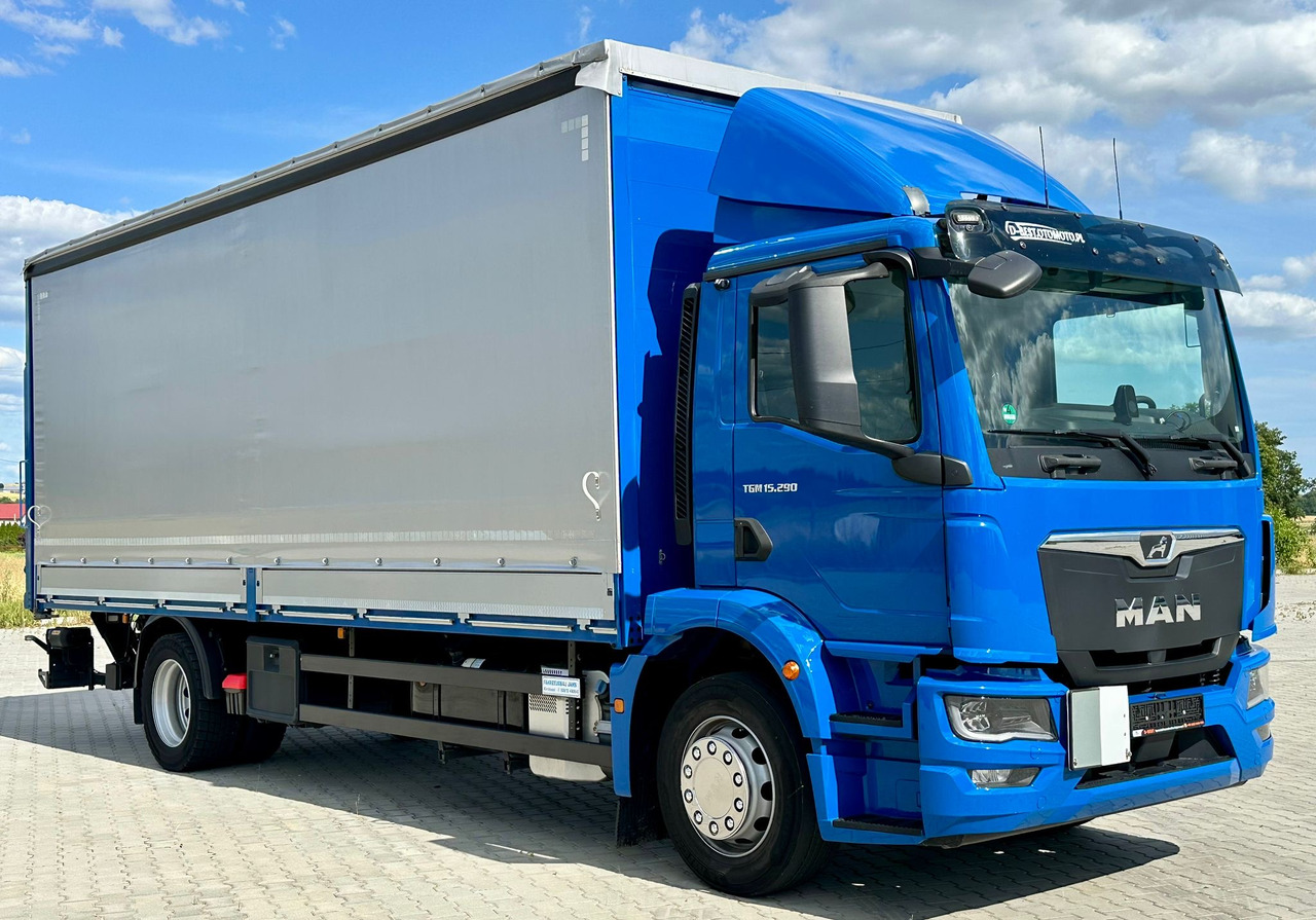 MAN TGM 15.290 / FIRANKA / WINDA / AUTOMAT / 2021 ROK / 18 EUROPALET / 15 T DMC - Kamion sa ceradom: slika 1 MAN TGM 15.290 / FIRANKA / WINDA / AUTOMAT / 2021 ROK / 18 EUROPALET / 15 T DMC - Kamion sa ceradom: slika 1