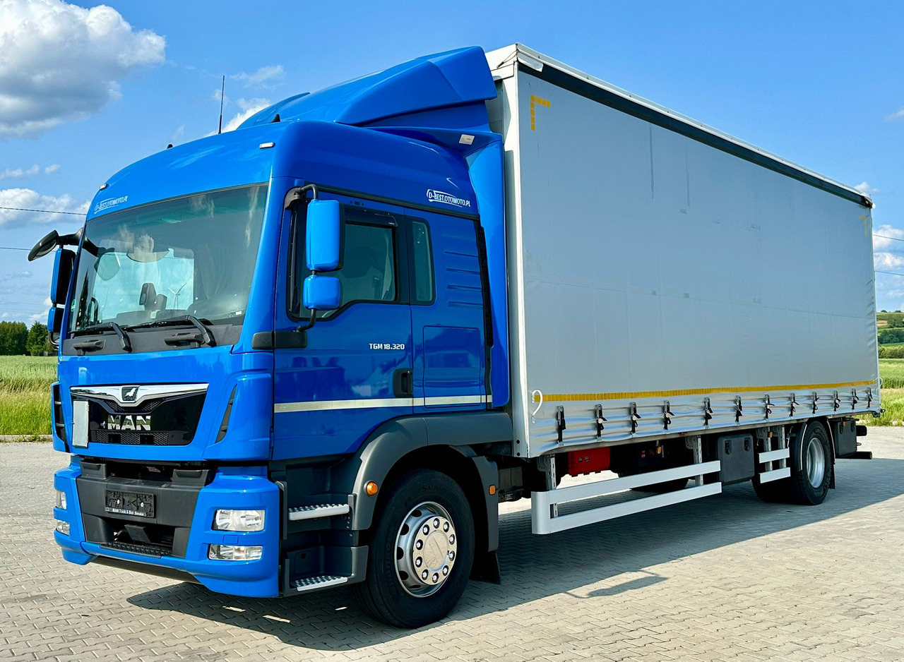 MAN TGM 18.320 / FIRANKA / 20 EUROPALET / 8.3 M DŁUGOŚCI / AUTOMAT / SYPIALKA / 2018 ROK / 9 809 KG ŁADOWNOŚCI - Kamion sa ceradom: slika 2 MAN TGM 18.320 / FIRANKA / 20 EUROPALET / 8.3 M DŁUGOŚCI / AUTOMAT / SYPIALKA / 2018 ROK / 9 809 KG ŁADOWNOŚCI - Kamion sa ceradom: slika 2
