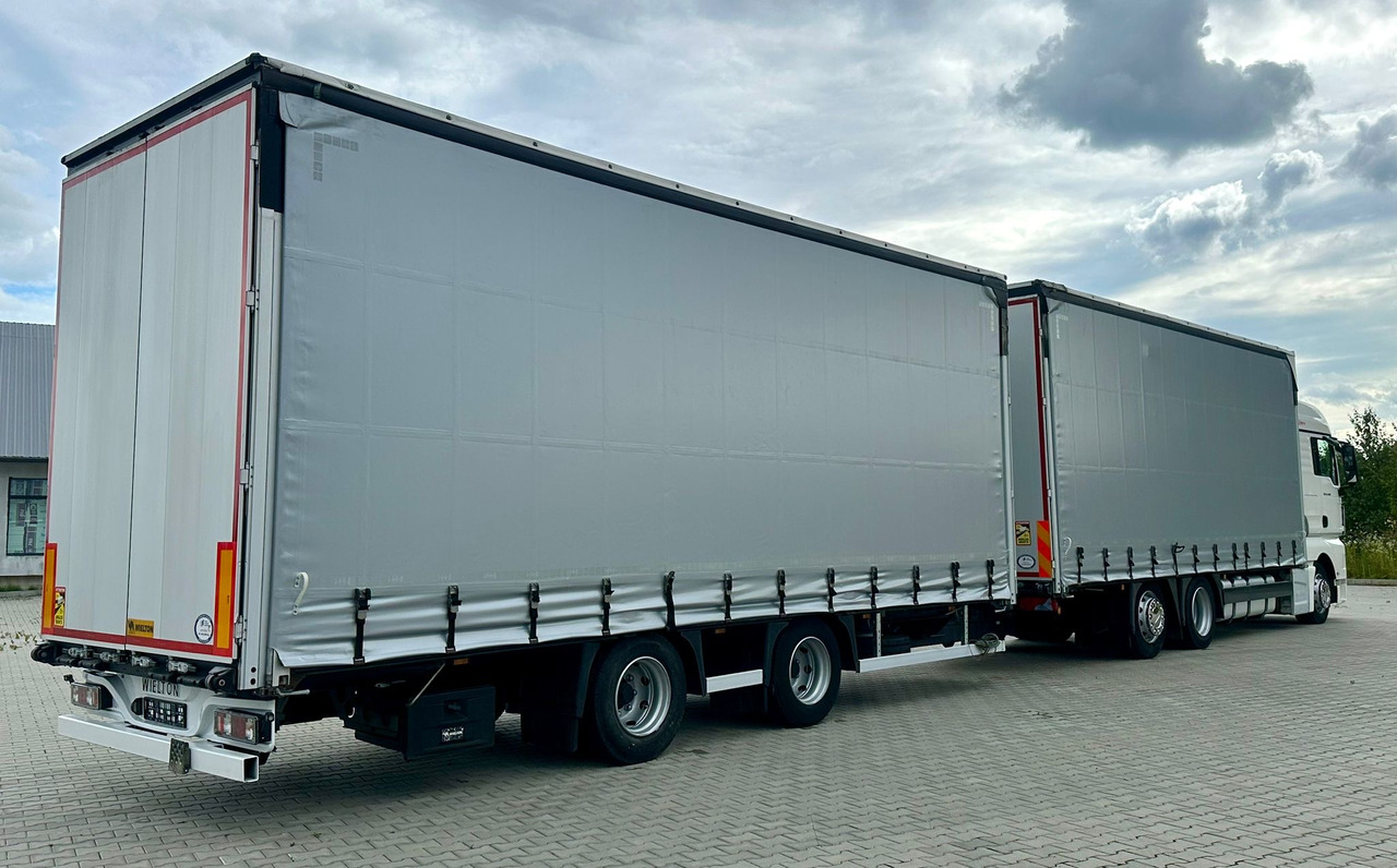 MAN TGX 26.460 / ZESTAW PRZEJAZDOWY / 38 PALET / AUTOMAT / SYPIALKA / PRZYCZEPA WIELTON / 2019 ROK / NISKI PRZEBIEG - Kamion sa ceradom: slika 3 MAN TGX 26.460 / ZESTAW PRZEJAZDOWY / 38 PALET / AUTOMAT / SYPIALKA / PRZYCZEPA WIELTON / 2019 ROK / NISKI PRZEBIEG - Kamion sa ceradom: slika 3