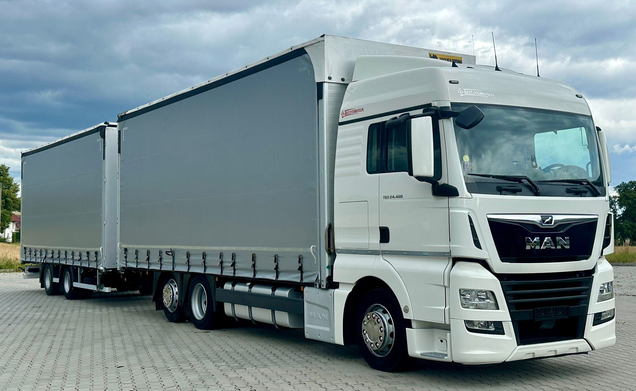 MAN TGX 26.460 / ZESTAW PRZEJAZDOWY / 38 PALET / AUTOMAT / SYPIALKA / PRZYCZEPA WIELTON / 2019 ROK / NISKI PRZEBIEG - Kamion sa ceradom: slika 2 MAN TGX 26.460 / ZESTAW PRZEJAZDOWY / 38 PALET / AUTOMAT / SYPIALKA / PRZYCZEPA WIELTON / 2019 ROK / NISKI PRZEBIEG - Kamion sa ceradom: slika 2