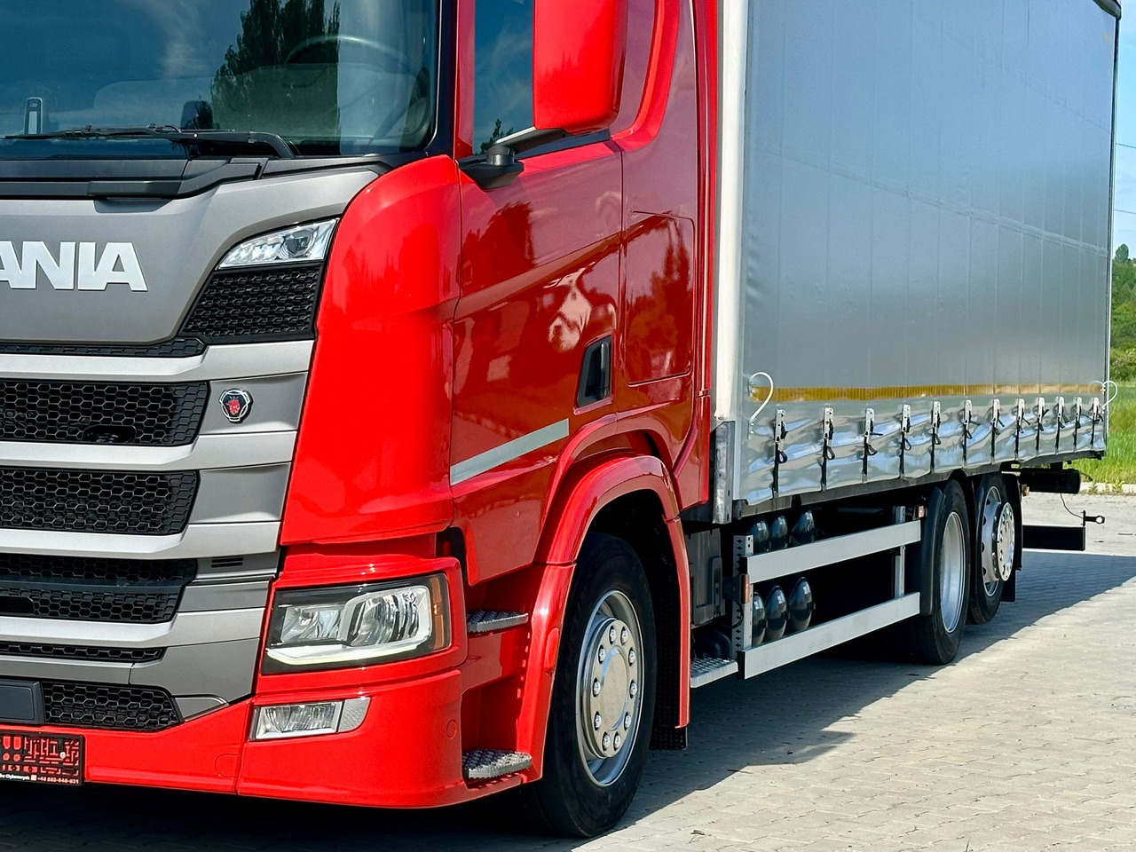 Kamion sa ceradom SCANIA R410 / FIRANKA / 21 EUROPALET / 8.5 M DŁUGOŚCI / 6x2 / PODWIESZA: slika 15