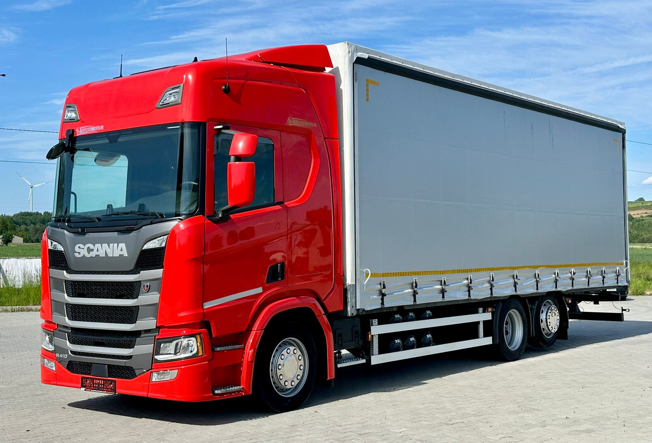 SCANIA R410 / FIRANKA / 21 EUROPALET / 8.5 M DŁUGOŚCI / 6x2 / PODWIESZA - Kamion sa ceradom: slika 2 SCANIA R410 / FIRANKA / 21 EUROPALET / 8.5 M DŁUGOŚCI / 6x2 / PODWIESZA - Kamion sa ceradom: slika 2