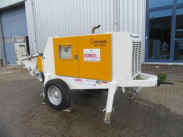 2013 PUTZMEISTER BSA 1005 D - concrete pump - Stacionarna pumpa za beton: slika 1 2013 PUTZMEISTER BSA 1005 D - concrete pump - Stacionarna pumpa za beton: slika 1