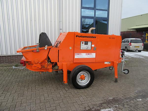 2014 PUTZMEISTER BSA1005 DC trailer mounted. - Stacionarna pumpa za beton: slika 1 2014 PUTZMEISTER BSA1005 DC trailer mounted. - Stacionarna pumpa za beton: slika 1