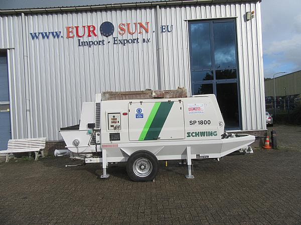 2014 SCHWING BP 1800 D -129 KW static pump - Stacionarna pumpa za beton: slika 1 2014 SCHWING BP 1800 D -129 KW static pump - Stacionarna pumpa za beton: slika 1